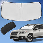 for Subaru Outback 2014-2019 Sun Shade Sunshade Windshield Shade Cover | 4-Layer Front Window Shade Custom fit Outback SUV, Base,Limited,Touring Sun Visor 240T Shade Blocks UV Rays Car Accessories