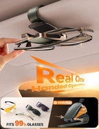 Sunglasses Holder for Car Visor, Magnetic Sunglass Organizer Clip Universal for Car SUV Truck Pickup, Jeep Wrangler Accessories