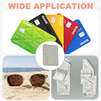 Car Sun Visor Organizer 6.02" x 4.76" Leather Multi-Pocket Visor Card Sleeve Pocket Car Truck SUV Interior Storage Pouch for Driving License Credit Cards Bills Sunglasses, Gray