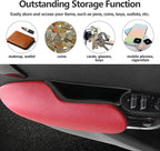LUWU for 2024 Mini Cooper F55 Organizer Mini Cooper F55 Front Rear Door Side Storage Box Door Side Organizer Grab Tray 2015-2025 Mini Cooper S Armrest Phone Container Mini Cooper One Accessories 4PCS