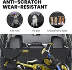 Rear Seat Back Protector for Honda Passport 2026, All Weather TPE Pet Friendly Custom Fit Passport Second Row Back Seat Cover Mat Liner Accessories, Black