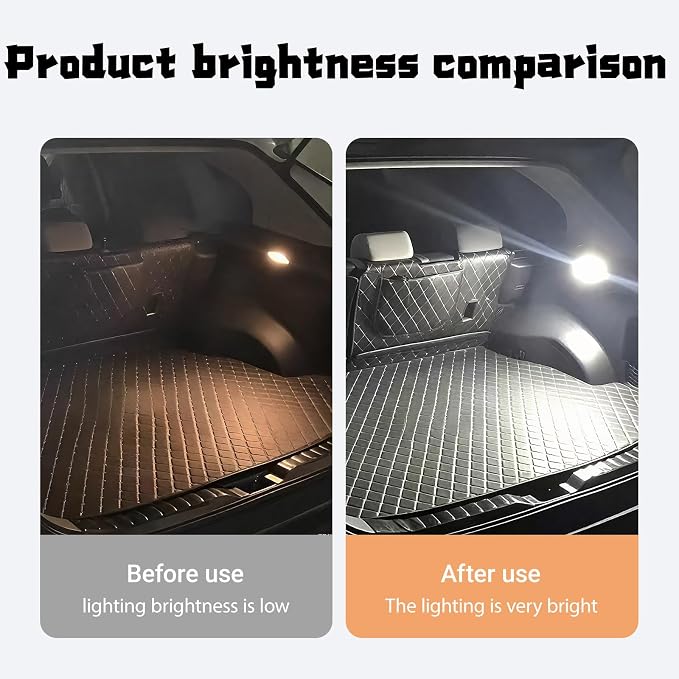 LED Luggage Compartment Light Fits for Toyota RAV4,Trunk Ceiling Lights Lamps,Decorative Atmosphere Lamp,Interior Replacement LED Lights Lamps,Car Accessories (for Toyota RAV4 2019-2021)