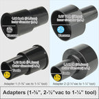Shop Vac Vacuum Attachments with Extension Hose Dusting Brush Crevice Tool Nozzle Multi-Tools for 1-1/4" 1-3/8" 2-1/2" Shopvac Wet Dry Vacuum Cleaner (Car Detailing Kit Interior A)