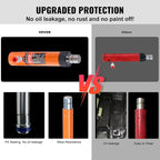 Porta Power Kit, 12 Ton Load, Portable Hydraulic Jack with 4.6 ft Extended Oil Hose, Long Handle Design, Auto Body Frame Repair Kit with Portable Storage Case for Car Repair, Truck, Farm