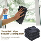Shiny Wipes Shower Cleaning Cloth - 5 Pack 16 x 16 inch Ultra Absorbent Car Drying Towel, Shiny Wipes Drying Towel Microfiber Cleaning Cloth for Car, Bath & Househood