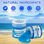 2-Pack Car Cleaning Gel, Universal Interior Detailing Putty Slime, Dust Remover for Car Vents, Dashboard & Keyboard, Ideal Gift for Men & Women