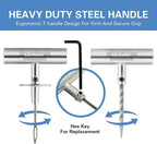 Universal Tire Repair Kit, Heavy Duty Car Emergency Tool Kit for Flat Tire Puncture Repair, 36 Pcs Value Pack, Tire Plug Kit fit for Autos, Cars, Motorcycles, Trucks, RVs, etc.
