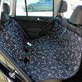 3-in-1 Back Seat Cover for Dogs, 100% Cotton Canvas Back Seat Hammock with Headrest Straps, Belt Slots, & Anchors, Non-Skid Cargo Area Cover, Machine Washable, No Harmful Chemicals, 56"x56"