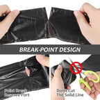 Mini Car Trash Can Bags, 10 Packs total 300 Count Black Garbage Bags | Tear-Resistant, Trash Bin Liner Refills, Disposable Garbage Bags for Car, Home Office(Vehicle Trash Can is not Included)