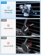 for MagSafe Car Mount [Upgraded Strongest Magnet Power] Magnetic Phone Holder for Car Vent 360 Adjustable Magnetic Car Phone Holder Mount for iPhone 16 Pro Max 15 14 13 12 Plus Mini