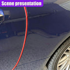 32Ft (10M) Car Door Edge Protector, Self-Adhesive Scratch Resistant U Shape Auto Door Edge Guard Decoration, Anti-Collision Car Doors Trim Strip Protector for Truck, SUV, Sedan (Red-10M)