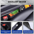 2PCS Car Seat Gap Filler, Automotive Seat Organizer Fill The Gap Between Seat and Console, Universal Car Storage Box Inserts Fill The Gap Between Seat &Console for Coins Wallets Keys (Black)