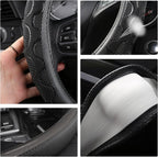 Steering Wheel Cover for Toyota, Auto Car Steering Wheel Cover for Toyota Highlander Rav4 Corolla Camry,Standard Size - Gray