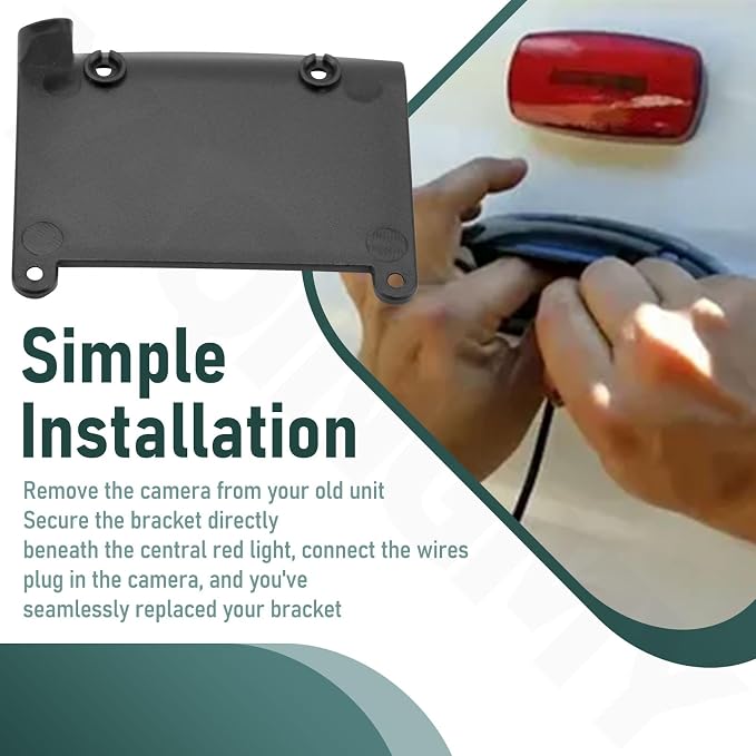 FRCBRKT-BL Mounting Bracket Compatible with Furr-ion Backup Camera/RV Camera, Backup Cam-era System Mounting Kit (Moun-ting Bracket Only)