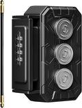 3xN52 Magnetic Key Lock Box,Magnetic Key Holder,Magnet Key Box for Under car,Hide a key with 10000+ Secure Combinations with Strong Magnet for Storage Indoors, Outside