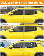 in-Channel Window Rain Guards Fit for Chevy Equinox 2025 2026(NOT for EV) Rain Guards Extra Durable Side Window Deflectors Visors Vent Visors Low Profile Vent Shades Car Accessories-4pcs
