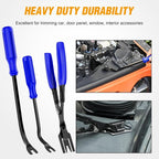 330Pcs Trim Removal Tool, Auto Push Pin Bumper Retainer Clip Set Fastener Terminal Remover Tool Adhesive Cable Clips Pry Kit Car Panel Radio Removal Auto Clip Pliers, Blue
