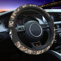 Camo Steering Wheel Cover Universal 15 Inch Camo Wheel Cover Accessories Decorative Non-Slip Neoprene Car Cover Realtree Wheel Cover Suitable For Women And Men Girls Suitable For Car SUV Car Van Truck