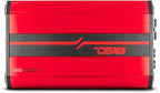 SXE-1200.4/RD Car Amplifier Stereo Full-Range Class A/B 4-Channel 60x4 RMS @4 OHM 1200 Watts - Powerful and Compact Amp for Speakers in Car Audio System