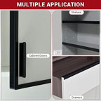 Rubber Edge Trim, 1" Self Adhesive Flexible U Channel Edge Protecter for Plywood, Tables, Desks, Cabinets, Counter Top, Wide U Shaped Edge Trim, Edge Banding, Black Color, 20Ft