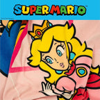 Super Mario Girl Princess Peach Kids Super Soft Cotton Bath/Pool/Beach Towel, 58 in x 28 in, (Officially Licensed Product) By