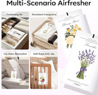 12 Packs Scented Sachets for Drawer and Closet, Long-Lasting Potpourri Bags Closet Air Freshener Home Fragrance Sachet 3 Scents Options- Lavender, Bloomy Flower, Gardenia