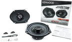 KFC-C6866R Road Series Car Speakers (Pair) - 6"x8" 2-Way Car Coaxial Speakers, 250W, 4-Ohm Impedance, Cloth Woofer & Balanced Dome Tweeter, Heavy Duty Magnet Design