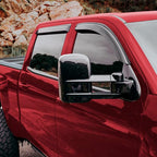 Voron Glass Tape-on Extra Durable Rain Guards for Trucks Chevrolet (Chevy) Silverado/GMC Sierra 2014-2018 Crew Cab, Window Deflectors, Vent Window Visors, 4 Pieces - 120007
