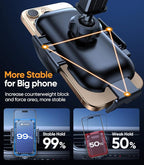 Dark Blue Phone Holders for Your Car [Upgraded True Military-Grade Strongest Suction] Cell Phone Mount for Car Dashboard Windshield Vent Truck Boat Stand Adjustable for iPhone Android