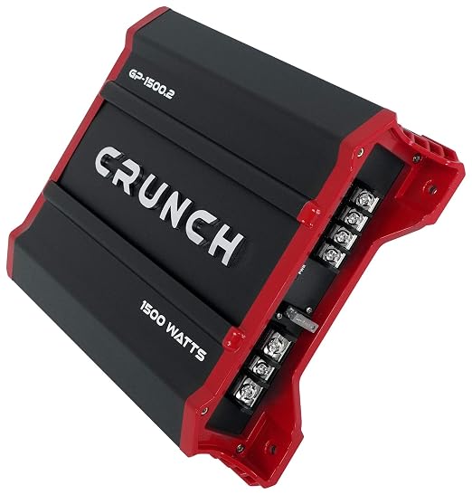 GP-1500.2 1500 Watt 2 Channel Car Audio Amplifier Stereo Amp Bridgeable Bundle with Rockville RWK82 8 Gauge 4 Chan Car Amp Wiring Installation Wire Kit (2) RCA's