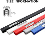 Car Door Edge Guards, 16Ft Universal Car Edge Rubber Seal Trim Protector, U Shape Door Edge Protector Guard, Aluminum Boat Edge Guards, Car Decoration Accessories for Most Cars (Gray)