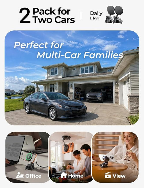 15W Magsafe Wireless Car Mount Charger