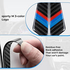 6PCS Car Door Protector Rearview Mirror Protector Sticker Set for BMW M X3 X5 X7 X1 X6 X4 4 3 5 7 f30 Series Accessories, Anti Collision Trim Strips Carbon Fiber Car Door Edge Bumper Guards