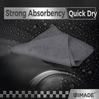 Microfiber Cleaning Cloth, 400 Pack Microfiber Towels for Cars Commercial Grade Work Rags Bulk Detailing Cloth for Automotive Bar Mechanic Restaurant Garage Housekeeping, 11.5"x 11.5", Grey
