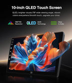 QLED Linux Car Stereo for Toyota Highlander 2008-2014 - Fast Boot Wireless CarPlay & Android Auto Radio, AHD 1080P Backup Camera, Bluetooth, SWC, AM/FM, Dash Kit Replacement