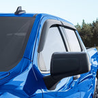Goodyear Shatterproof Window Deflectors for Trucks Chevrolet (Chevy) Silverado/GMC Sierra 1500 2019-2026 Crew Cab, Tape-on Rain Guards, Vent Deflector, Vent Visor, Truck Accessories, 4pcs - GY008941