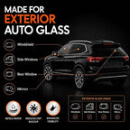 Oil Film Cleaning Brush for Car Windows，2026 Upgraded Clear Vision Windshield Cleaner with Anti-Rain Coating, Improving Clarity & Safer Driving (2 PCS)