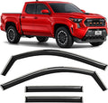 Voron Glass in-Channel Extra Durable Rain Guards for Toyota Tacoma 2024-2026 Double Cab, Window Deflectors, Vent Window Visors, 4 Pieces - 200694