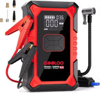 A3 Jump Starter with Air Compressor, 3000A Portable Car Battery Booster (9.0 Gas/6.5L Diesel) with 150PSI Auto-Shutoff Tire Inflator, 12V Supersafe Lithium Jump Box Car Battery Jumper Starter