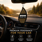 SL-Gold-12 Sport LUX Cardboard Air Freshener, Gold, 12 Pack