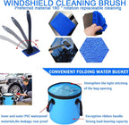 Car Wash Detailing Kit, Car Washing Kit with Foam Gun, Car Wash Brush | Car Wash Kit High-Pressure Foam Spray, Car Cleaning Bucket,Towels Tire Brush Car Washing Kit Is Complete Car Care Tools