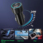 USB C Car Charger 5 Pack, 36W Dual Port PD&QC 3.0 Fast Charging 12V USB Car Charger Cigarette Lighter Adapter Plug for iPhone 15 14 13 12 11 Pro Max SE,iPad,Samsung,Pixel(Black)