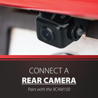 DMR74 7-Inch Touchscreen Double DIN Car Stereo, Bluetooth | Backup camera input, hands-free Bluetooth calling, USB playback & charge, push to talk voice assistant, no CD or DVD