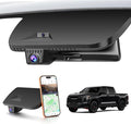 Front 4K Dash Cam Suitable for Toyota Tundra 2022-2026 Hybrid & Sequoia 2023-2026 (Gen3), Integrated Camera,OEM Look,2160P Video HDR,Built-in 5.8G WiFi& APP,GPS,Plug&Play,G-Sensor