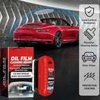 2026 Upgrade Clear Vision Windshield Cleaner, Clear Vision Glass Cleaner, Reusable Oil Film Cleaning Brush for Car Windows, Crystal-Clear View in Any Weather, Prevents Rain and Fog (3, 2.0 Red)