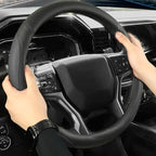 Car Steering Wheel Cover for Chevy Silverado 1500 2500 3500, Chevrolet Steering Wheel Cover for Tahoe, Equinox,Traverse,Colorado,Black