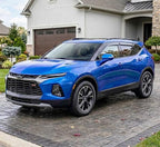 2019-2026 Tape-On Rain Guards for Chevrolet Chevy Blazer (Crossover) Side Window Visor Deflectors LT RS Premier Durable Tinted Shades 2020 2021 2022 2023 2024 2025