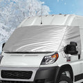 Silver RV Windshield Cover for Ram ProMaster 2014-2026 | Fits ProMaster 1500 2500 3500 Van, Hail Protector, Waterproof Snow Cover