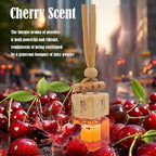 ikeda fragrance Car Air Fresheners 8ml Automotive Scents | 45-Days Long-Lasting Keep Fragrance | Automobile Hanging Diffuser Bottles | Remove Auto Odor Fresh Air for Men Home Deodorizer (Cherry)