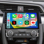 4G+64GB Android 13 Car Radio Stereo for Honda Civic 2016-2021, 9" Touch Screen Head Unit with Android 13/CarPlay/Android Auto/GPS Navigation/Bluetooth/FM/DSP Radio/AHD Backup Camera